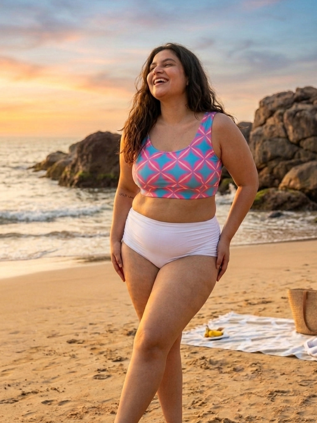 Sugar Lily Ruched Set (2 Pcs)