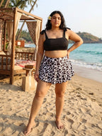 Moo-nochrome Knot Swim Set (2 Pcs)