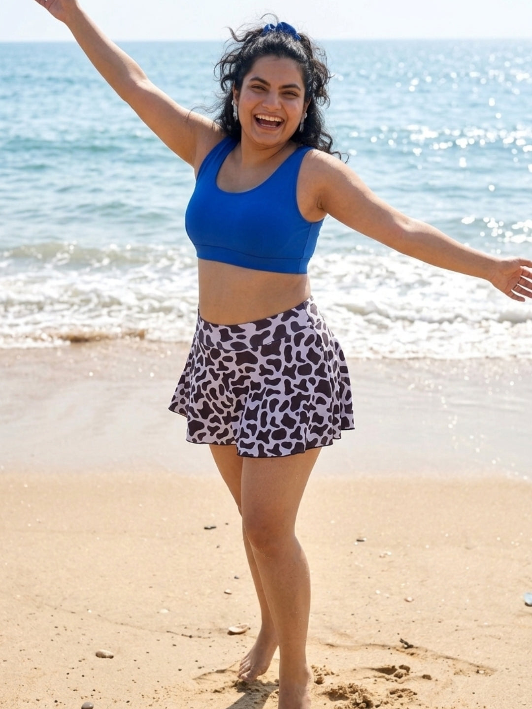 Royal Cow Skorts Set (2 Pcs)