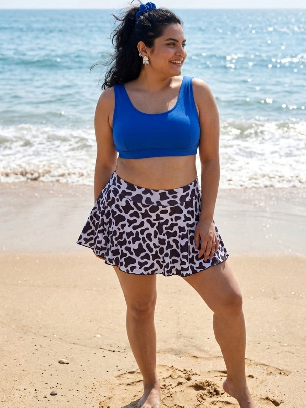 Royal Cow Skorts Set (2 Pcs)