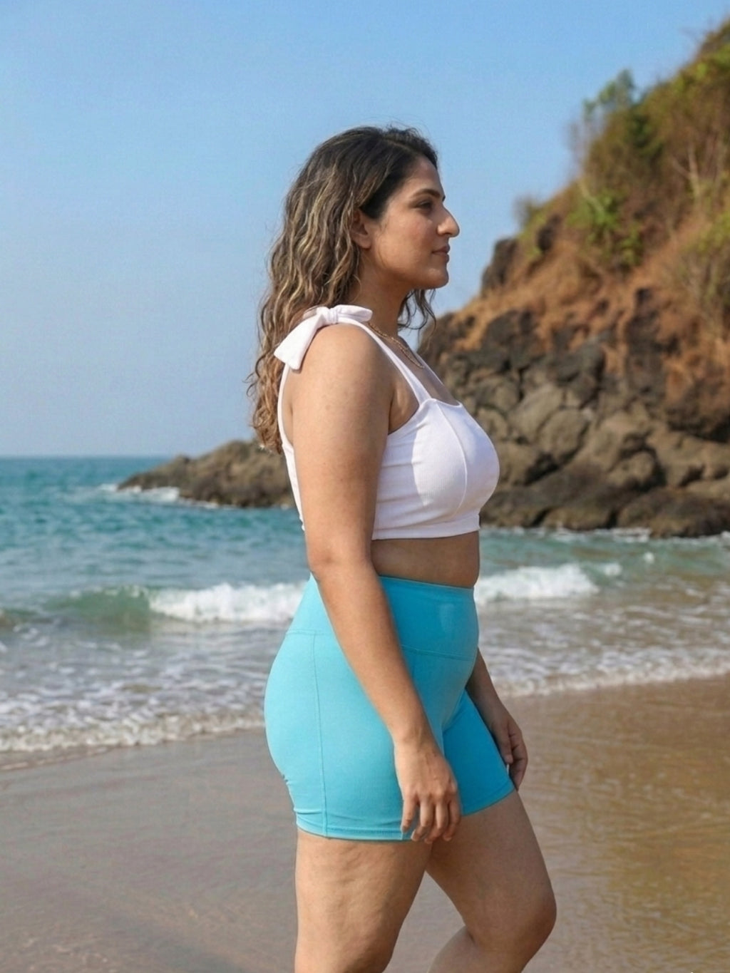 Lily Cyan Shorts Set (2 Pcs)