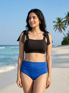 Dark Romantic Royal Ruched Set (2 Pcs)