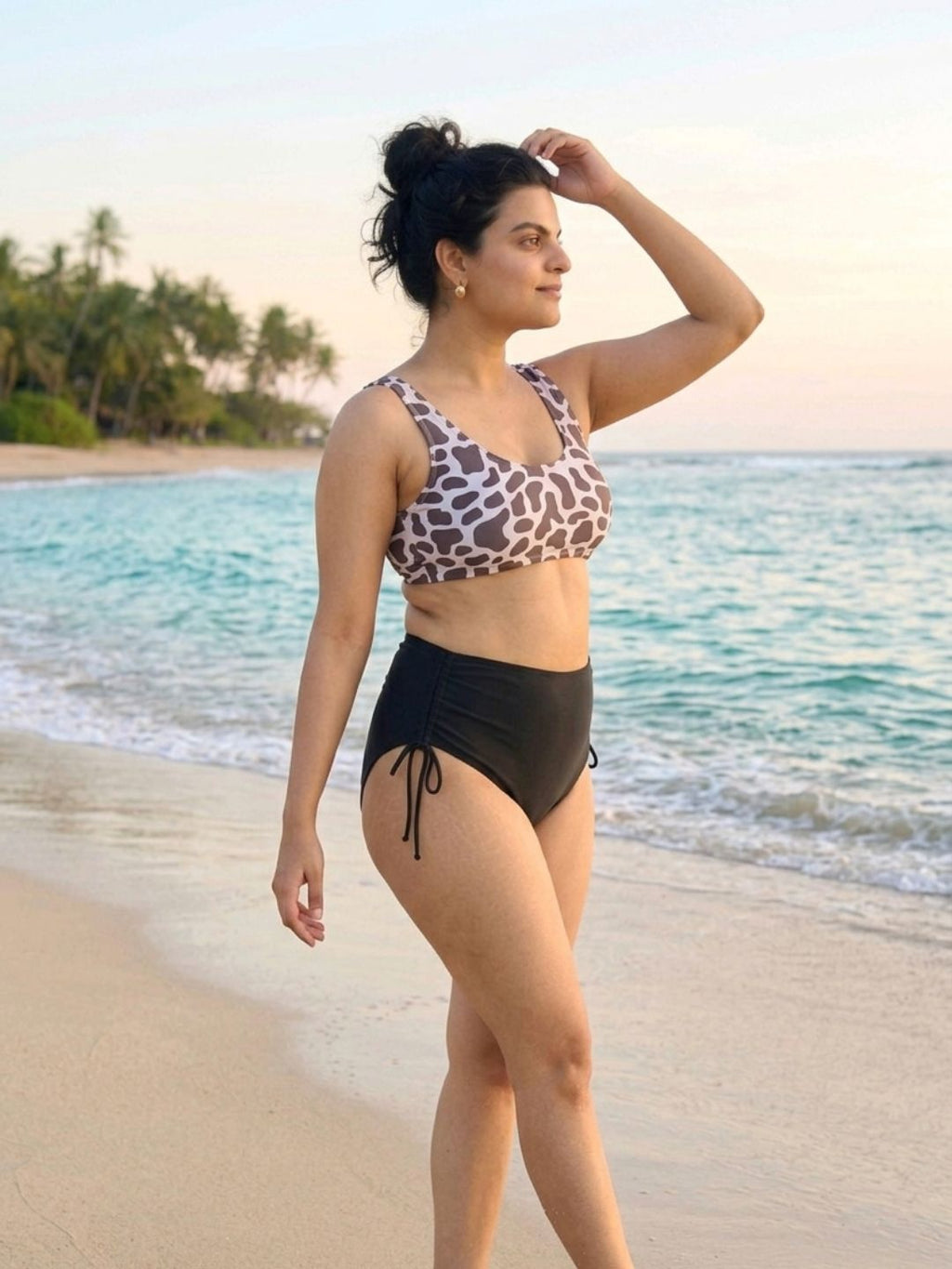 Moo-dy & Black Bikini Set (2 Pcs)