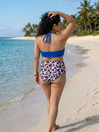 Royal Cow Ruched Set (2 Pcs)