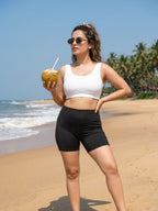 Black Lily Shorts Set (2 Pcs)