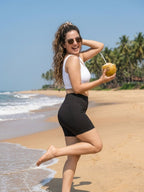 Black Lily Shorts Set (2 Pcs)