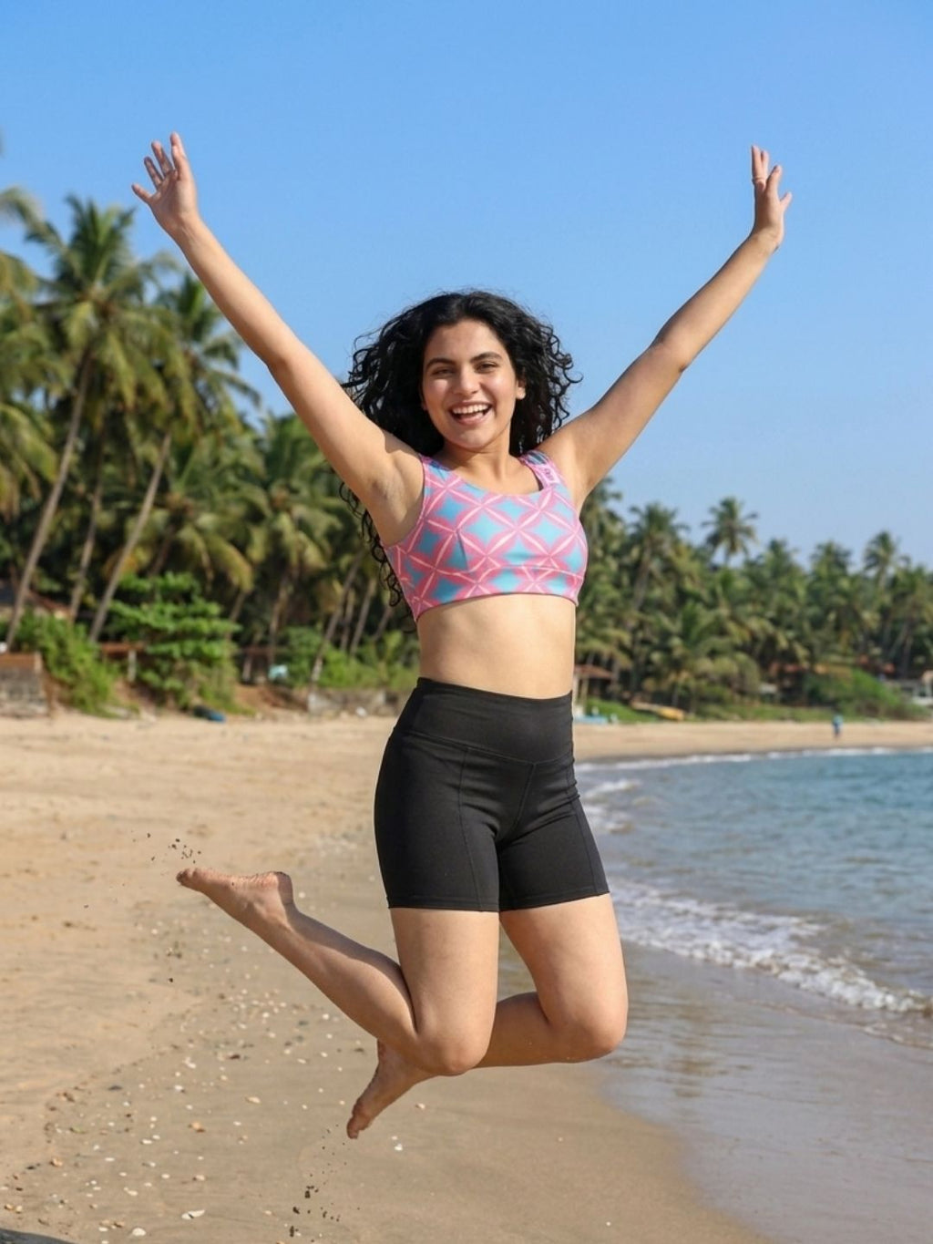 Sugar Black Shorts Set (2 Pcs)
