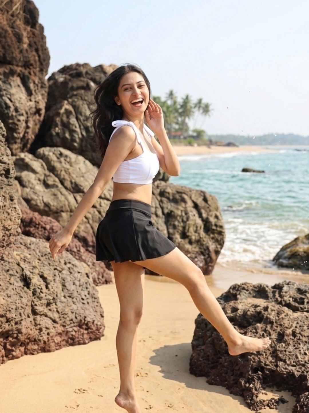 Lily Knot Butterfly Skorts Set (2 Pcs)