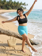 Butterfly Cyan Shorts Set (2 Pcs)