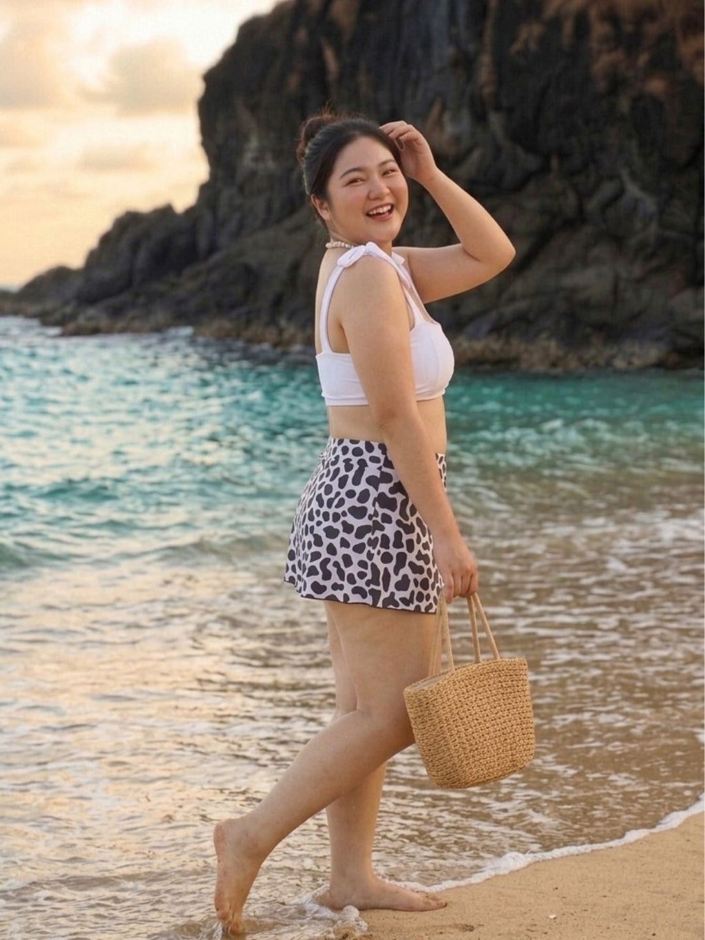 Lily Cow Skorts Set (2 Pcs)