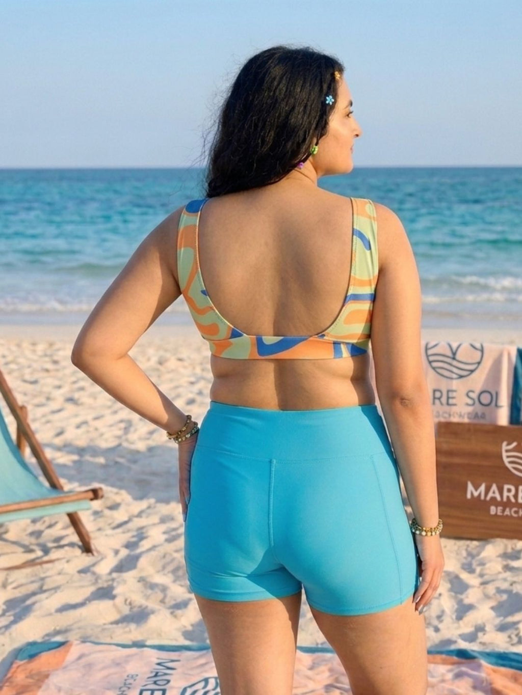 Citrus Cyan Shorts Set (2 Pcs)
