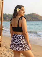 Moo-nochrome Knot Swim Set (2 Pcs)
