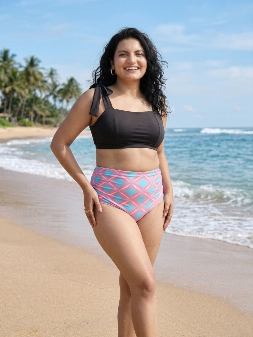 Dark Sugar Ruched Set (2 Pcs)