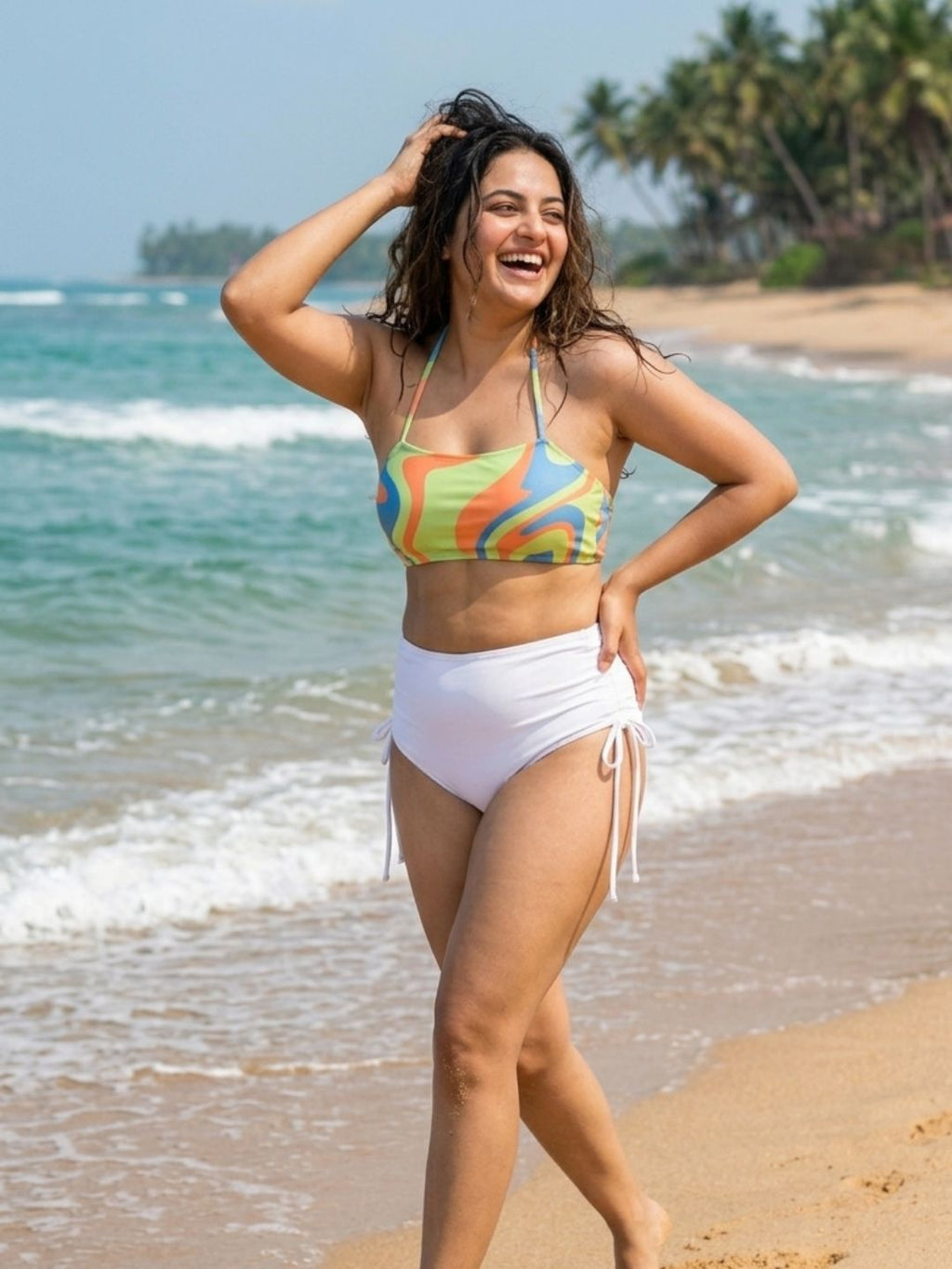 Citrus Lily Halter Set (2 Pcs)