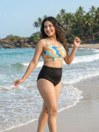 Citrus Black Ruched Set ( 2 Pcs)