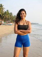 Black Royal Shorts Set (2 Pcs)