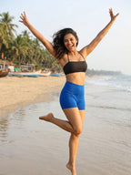 Black Royal Shorts Set (2 Pcs)