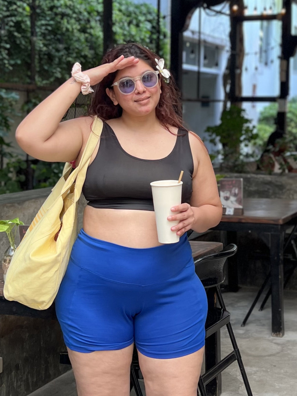 Royal Black Shorts Set (2 Pcs)