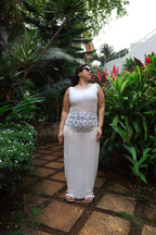 Woman in a white dress