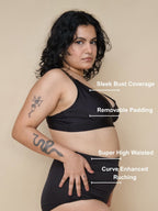 Warrior Queen Ruched Set (2 Pcs)