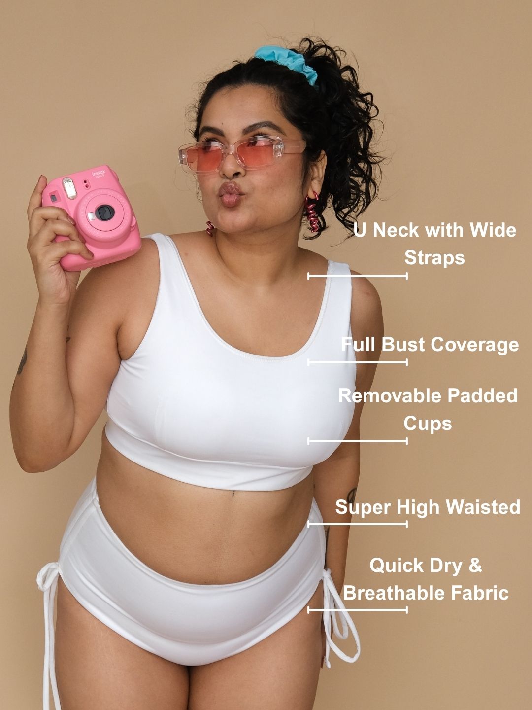 White Lily Cheeky Set (2 Pcs)