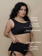 Black Cheeky Set (2 Pcs)