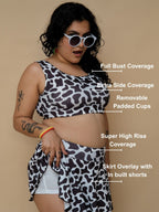 Cow Skorts Set (2 Pcs)