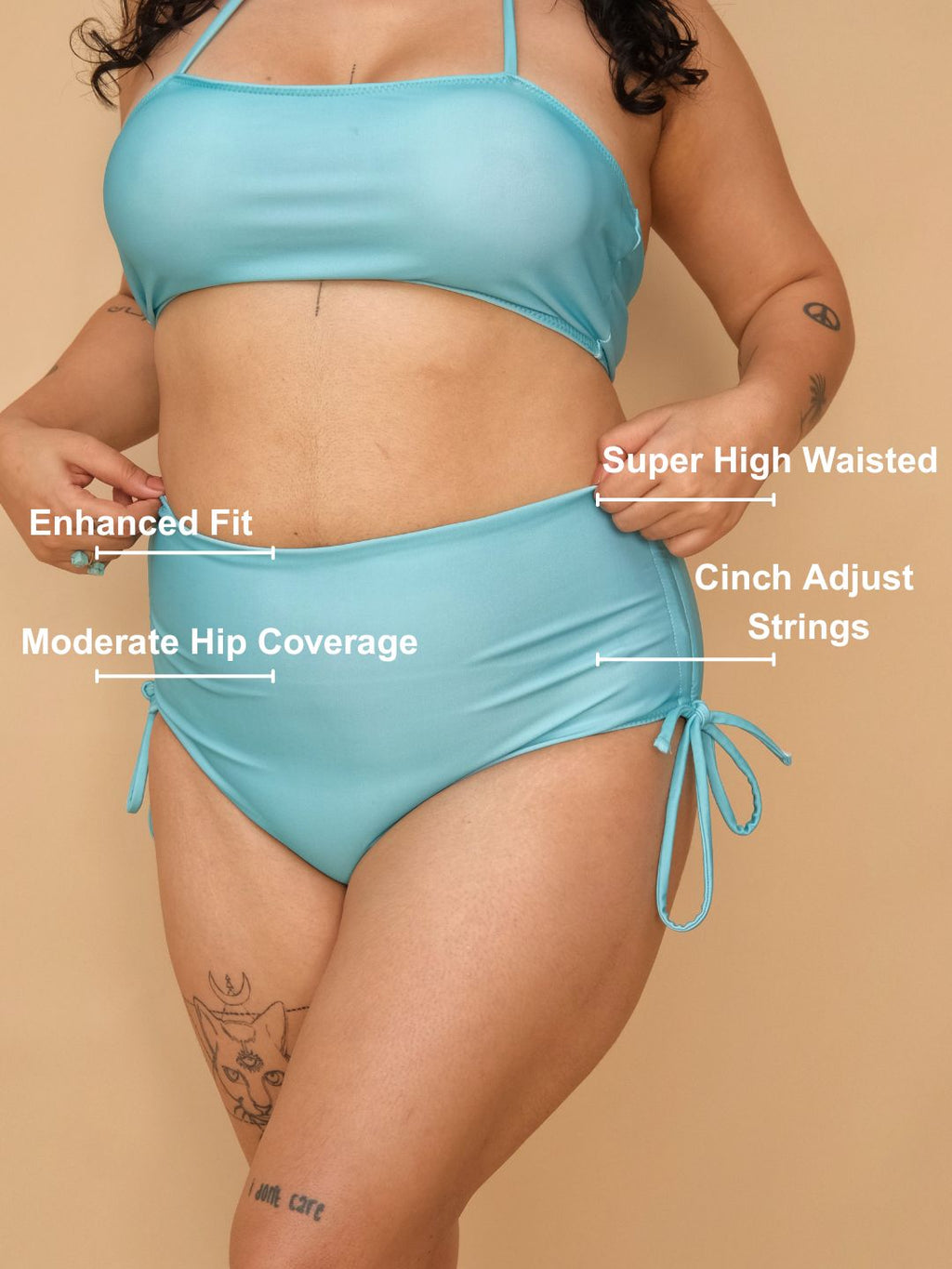 Cyan-derella Adjustable Cheeky BTM