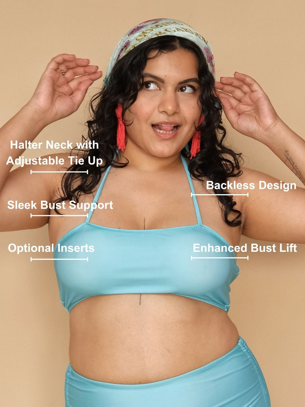 Cyan-derella Halterneck Top