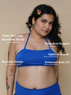 Royal Rebel Halterneck Top